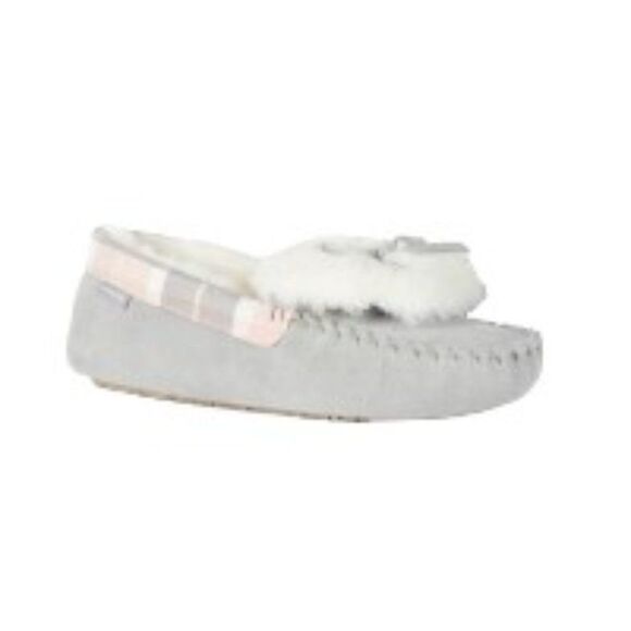 Barbour Darcie Slippers Pink/Gray 7 NWT (Note) - Picture 1 of 2